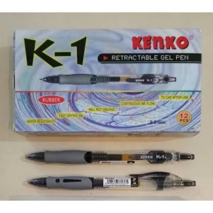 

pulpen kenko gel -isi 12/pak -0,5mm