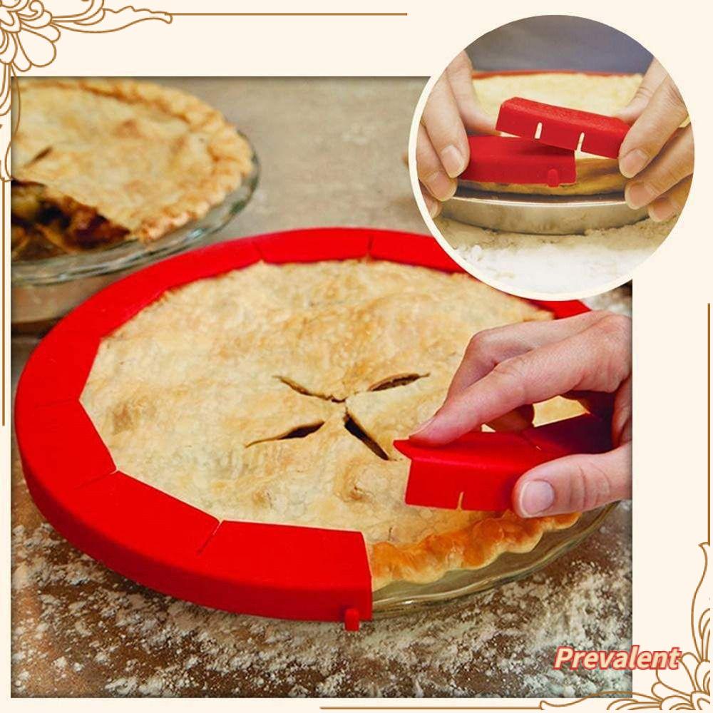 Preva Adjustable Pelindung Kerak Pai Aksesori Dapur Alat Kerak Pai Pie Saver Baking Pie Ring