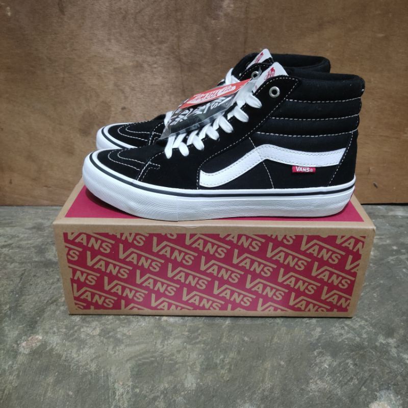 Jual Vans Sk8 Hi Pro Classic Black White 100 Original Resmi Store Pt