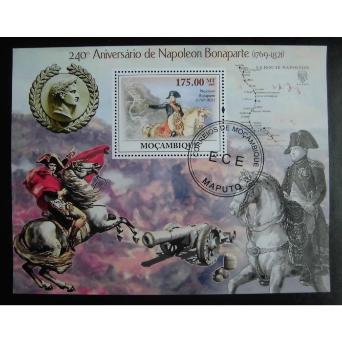 

✨NEW✨ - PERANGKO MOZAMBIQUE - 240 TH ANNIV NAPOLEON BONAPARTE 2009 MS - 2