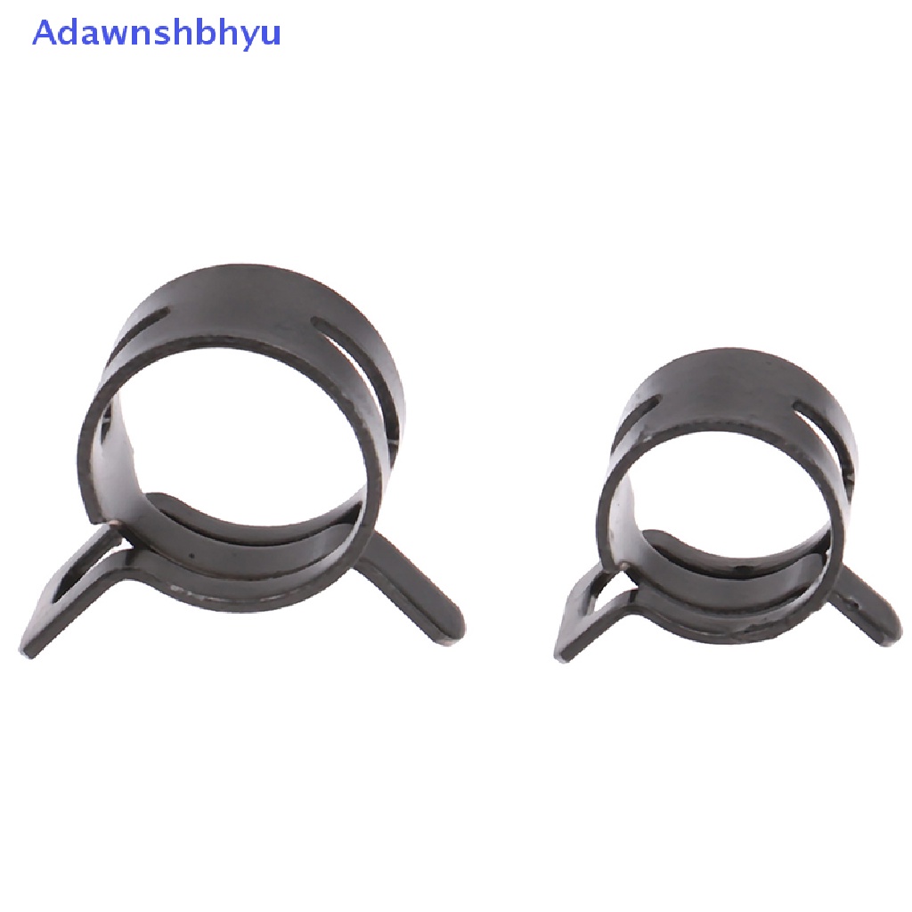 Adhyu 10Pcs Klem Selang Bakar Jalur Selang Air Pipe Clamp Air Tube Pengikat Spring Clips ID