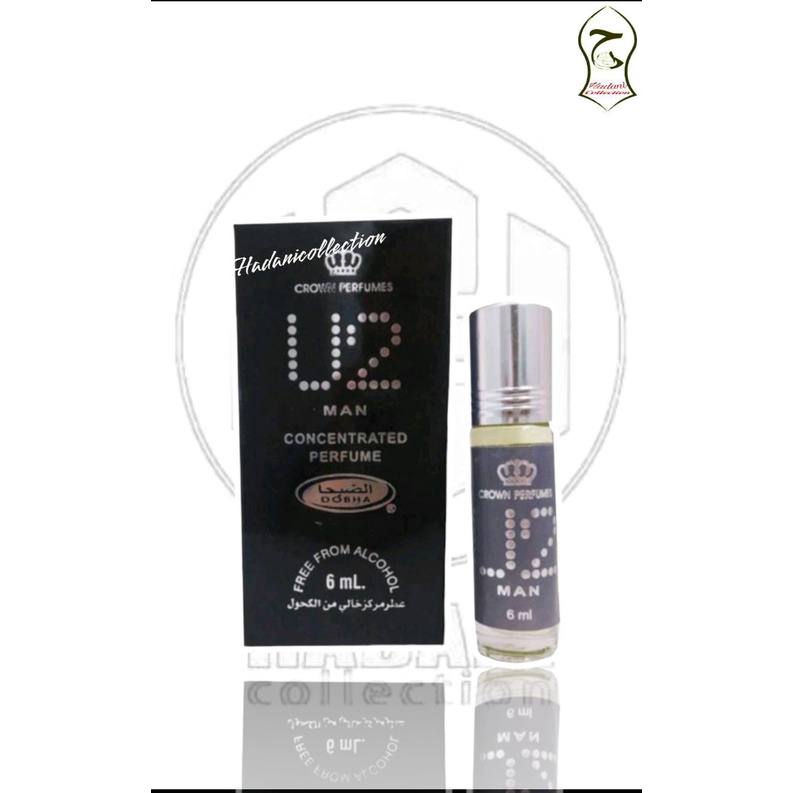 Parfum Dobha roll 6 ml original u2 MAN / Parfum Arab Dobha roll 6 ml Original