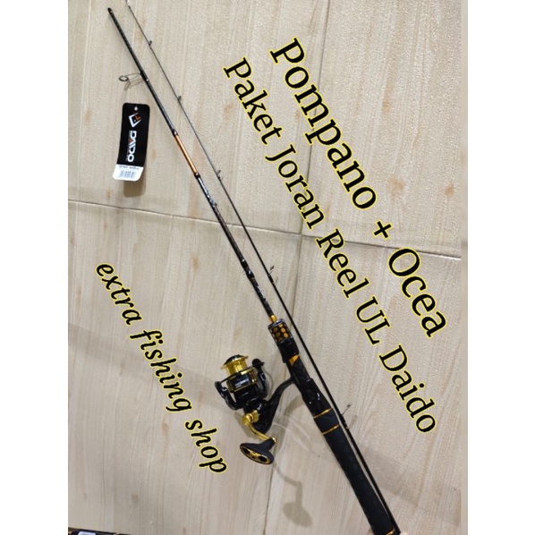 PAKET JORAN REEL UL DAIDO POMPANO OCEA SW