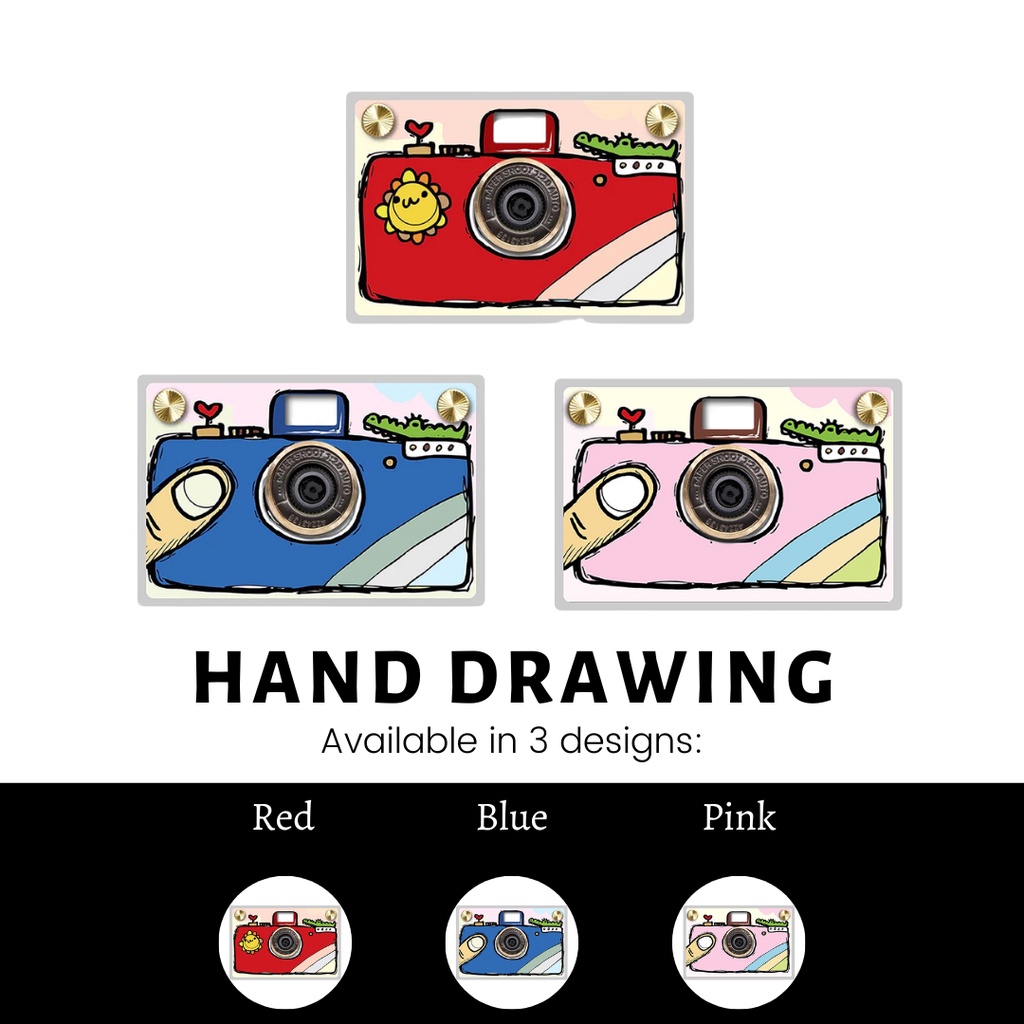 Hand Drawing Series - Paper Shoot Camera (Digital Camera)