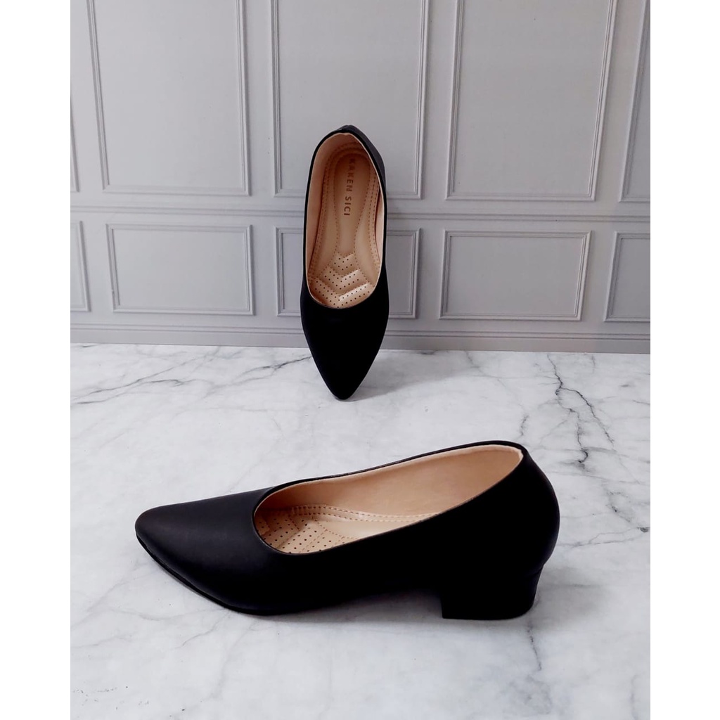 Kaken Sici Pantofel elizabeth 3  CM Sepatu Kerja Wanita KS04