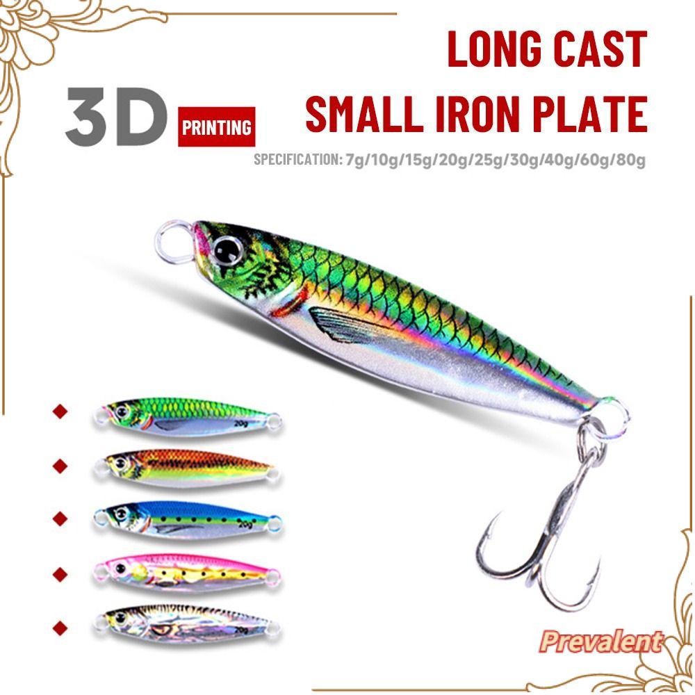 Preva Metal Fishing Lure Tenggelam 30g 65.5mm Ikan Kecil Warna Warni Spanyol