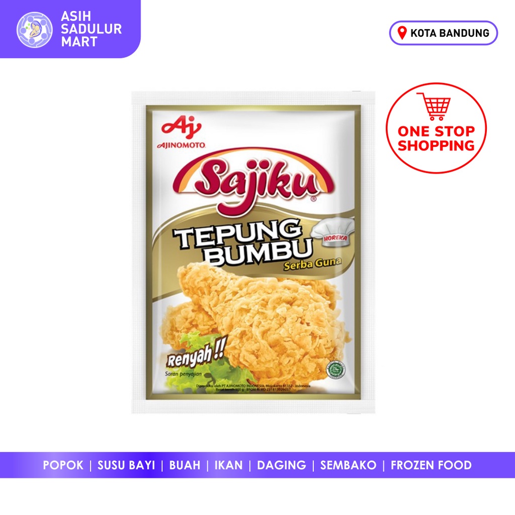 Sajiku Tepung Bumbu Serbaguna 900gr Promo Bandung