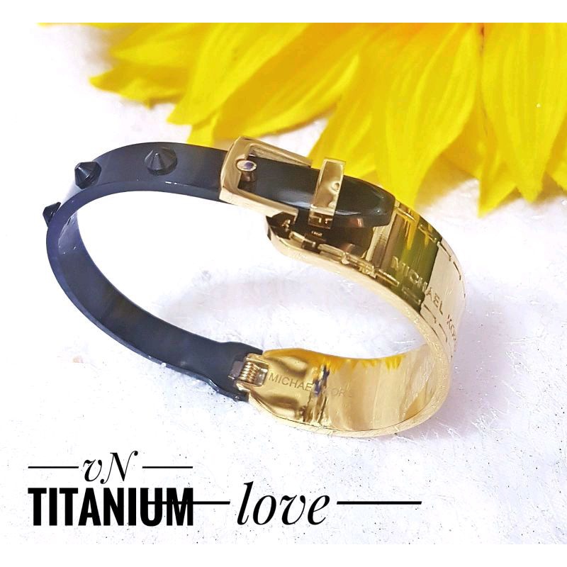 gelang titanium gold kombinasi gl0120