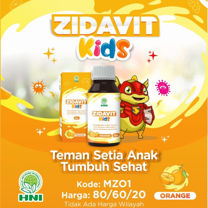 zidavit kids / zidavit hni / zidavit hni hpai / vitamin anak /