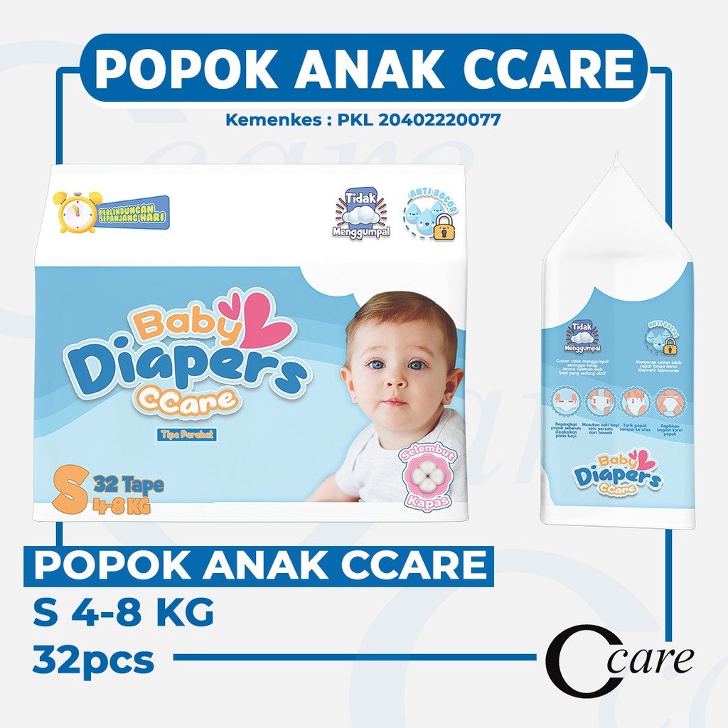 POPOK BAYI PAMPERS CCARE AIR DIAPERS [SWEETSPACE]