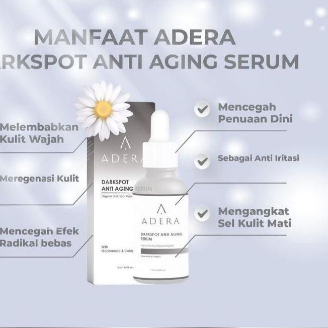 Harga Murah ♛ Adera Serum Darkspot Anti Aging Wajah Glowing Skincare Terbaik Untuk Noda Hitam - Adera Beauty**