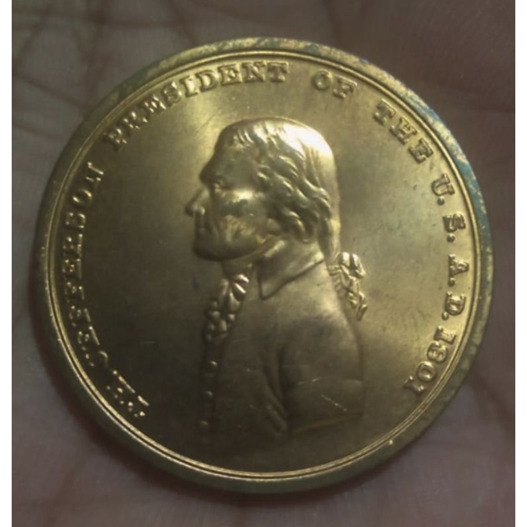 Token/Comerative Thomas Jefferson Peace And Friendsip