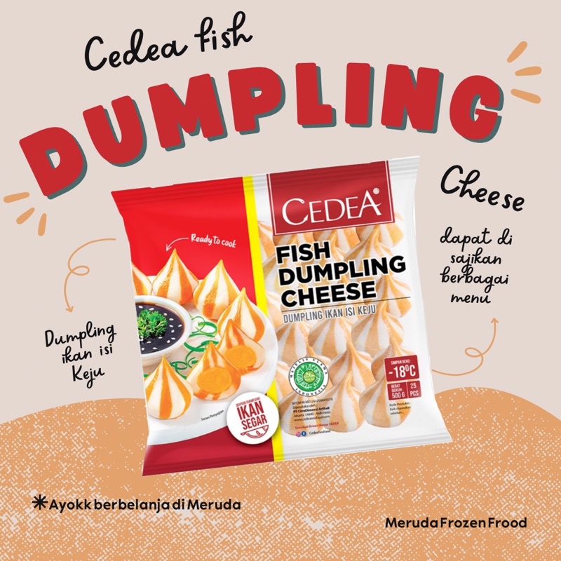 

CEDEA fish Dumpling Cheese 500g