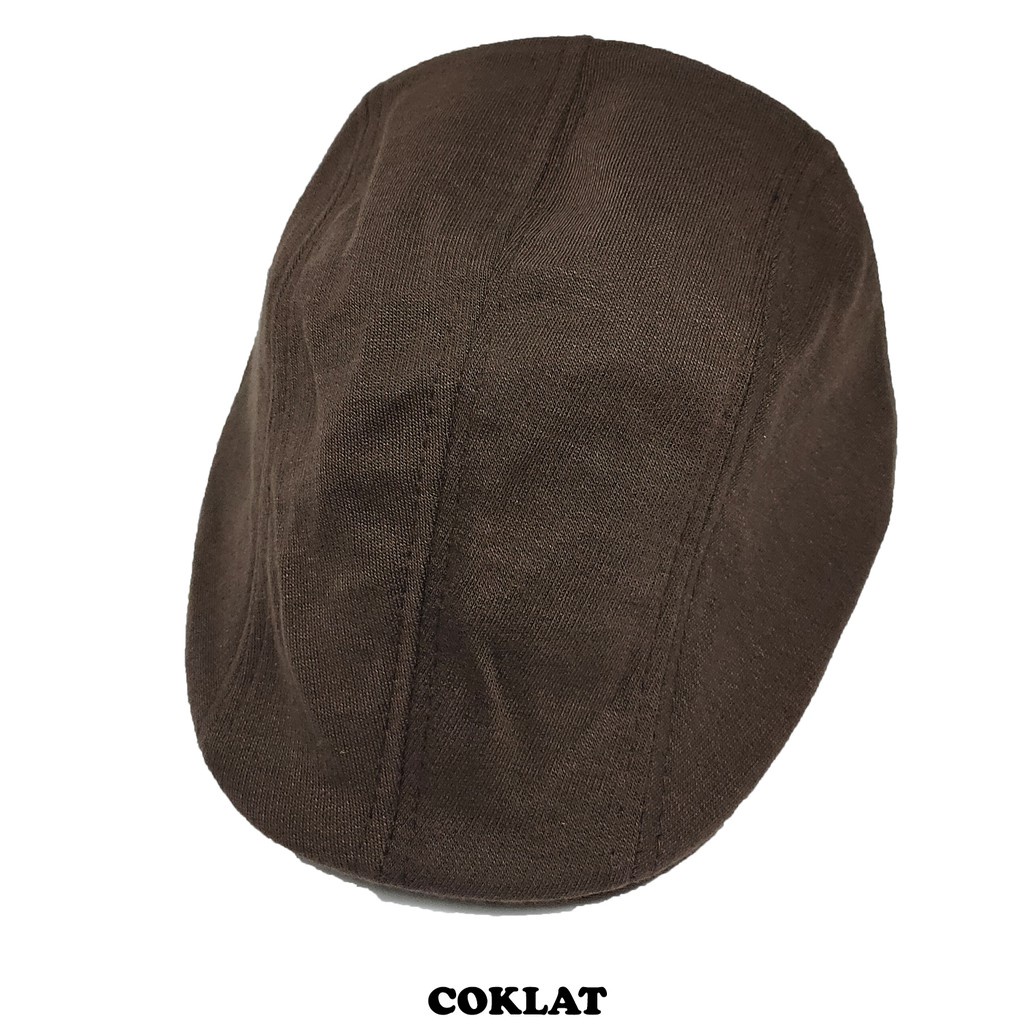 Topi Kodok / Flat Cap Hat / Topi Copet / Topi Pelukis / Topi Sutradara / Topi Patino