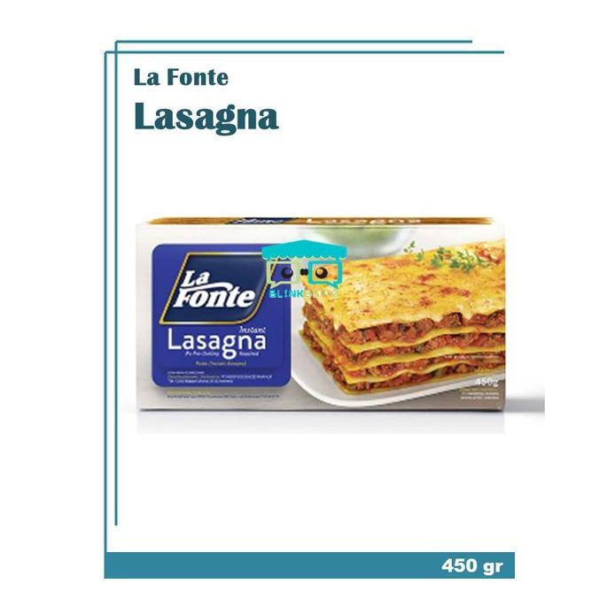 

[BAYAR DITEMPAT] La Fonte Lasagna Instant 230 / 450 gr Pasta Lembar Lafonte