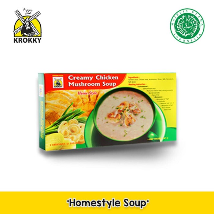 

✿ BISA COD✿ Krokky Frozen Soup - Sop Krim Ayam Jamur