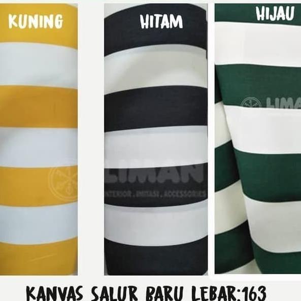 Kain Kanvas Motif Salur Besar / Stripe Besar NatureColections