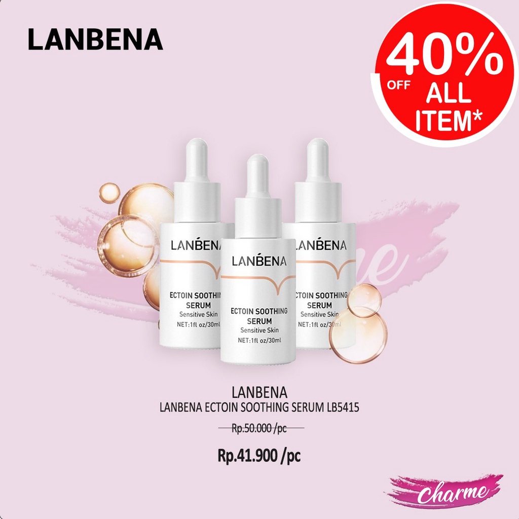 (READY) LANBENA ECTOIN SOOTHING FACIAL CLEANSER/SERUM/CREAM LB5439 5415 5422