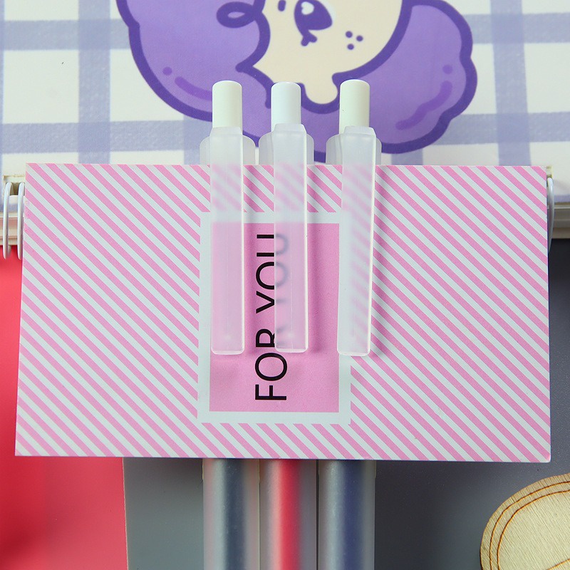 6pcs Pen Pena Pulpen Gel Cetek Cetekan GM-ST0094