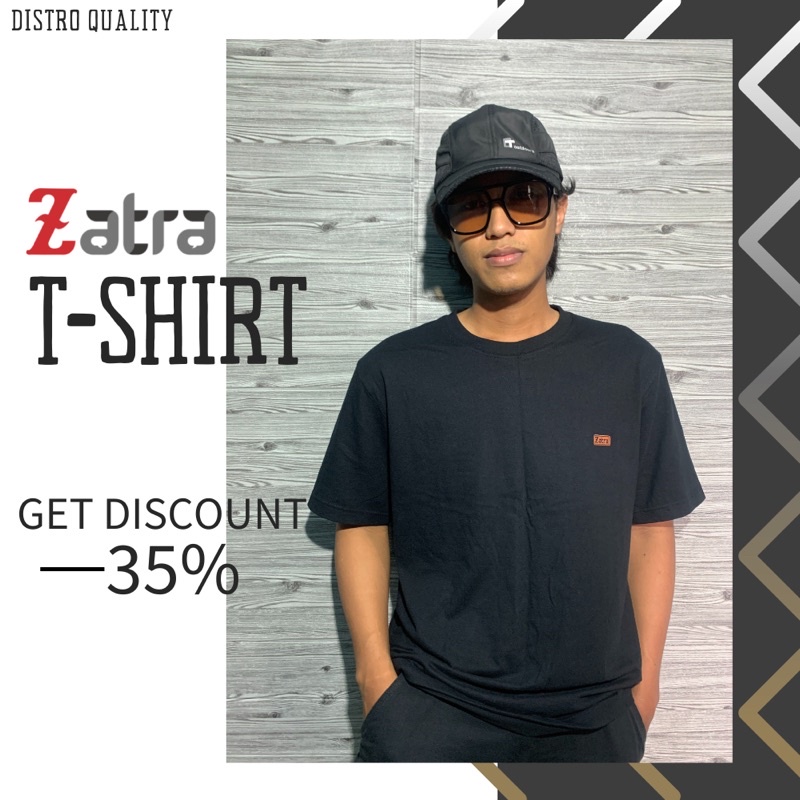 KAOS DISTRO ZATRA APPAREL TAMPIL KEREN SIMPLE ELEGAN