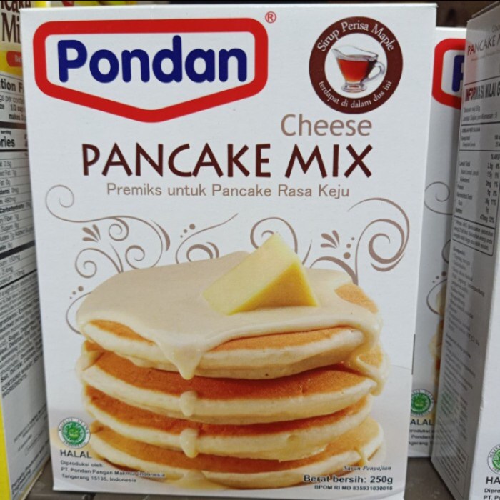 

Pondan cheese pancake mix 250gr box