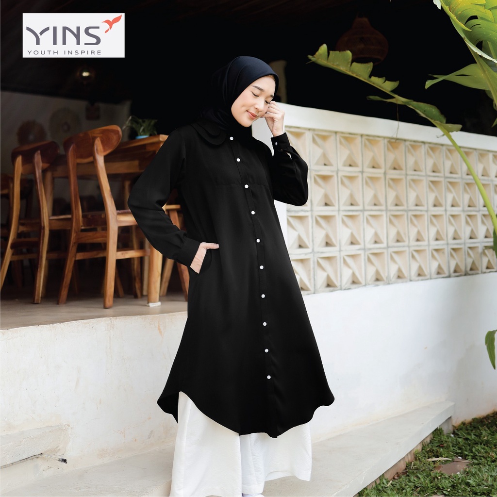 [BISA COD] Inspire Midi Dress IMD 05 Bahan Venavein Midi Dress Simpel Polos by Inspire