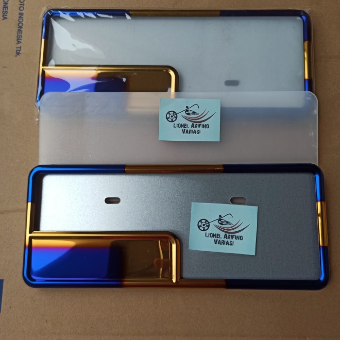 COVER PLAT NOMOR TWOTONE MOTOR UNIVERSAL PLAT MOTOR VARIASI TWOTONE