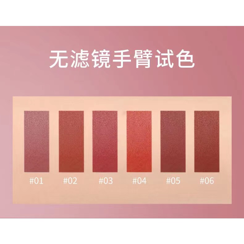 Lameila 1041 Lipstik Lip Cream Matte Velvet Silky Anti Air dan Tahan Lama