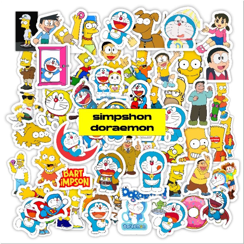 

STICKER STIKER NEW PACK MINI ISI 60PCS SIMPHSHOON DORAEMOON BAHAN GRAFTAC ANTI AIR