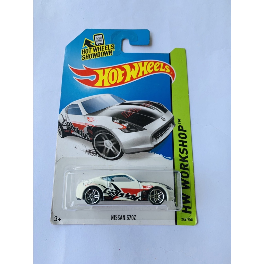 HOTWHEELS HOT WHEELS NISSAN 370Z PUTIH HW WORKSHOP DIECAST MINIATUR MOBIL MAINAN MOBILAN ANAK LANGKA
