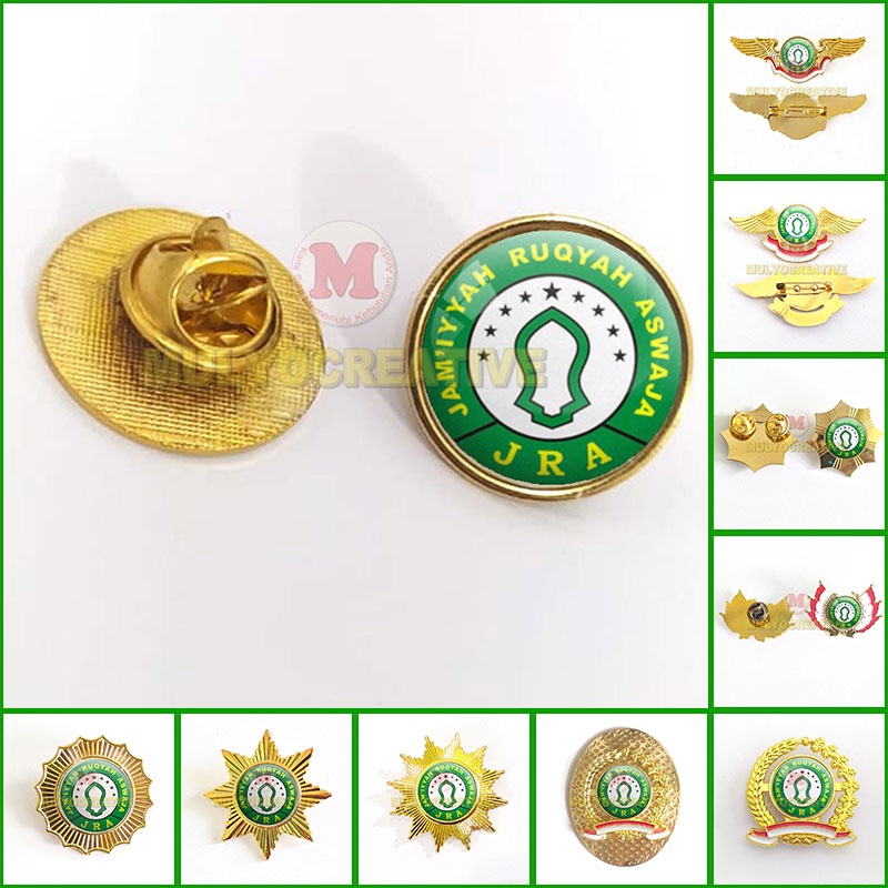 Pin JRA Pin Bros Wing Logo Jam'iyyah Ruqyah Aswaja