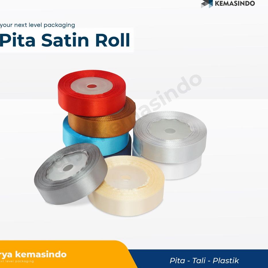 

➽ Pita Satin ( 0,75" / 2 cm ) Per Roll (25 yard) pita/pitakado/pitasatin/hampers ㅥ