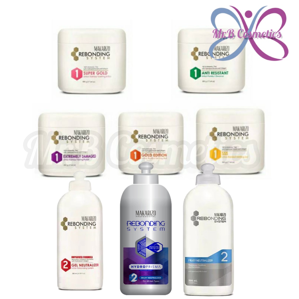 Makarizo Rebonding System Step 1 500gr / MAKARIZO REBONDING SYSTEM STEP 1 500 GR Makarizo Rebonding 