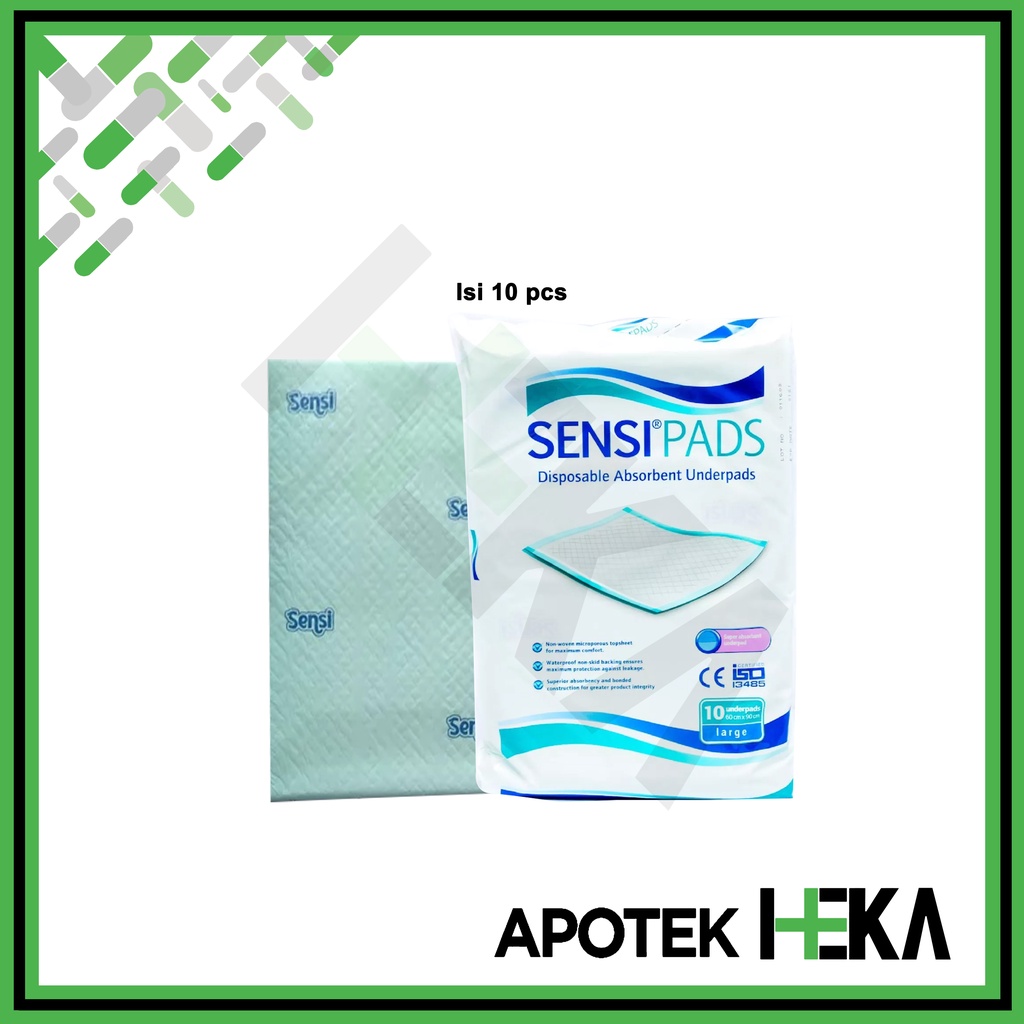 Sensipads Underpads 60 cm x 90 cm isi 10 pcs (SEMARANG)