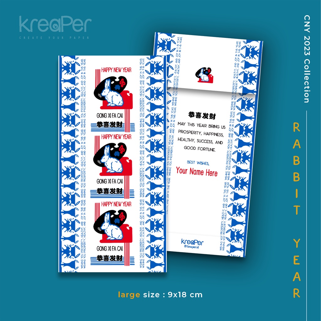 

AMPLOP ANGPAO IMLEK CNY 2023 PREMIUM MURAH Kode: RABBIT-09