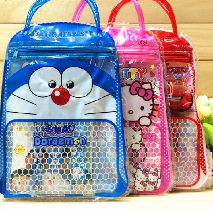 

ム Stationery Set / Stationery Set Tas 7In1 Karakter / Paket Alat Tulis Kemasan Tas 2235 ジ