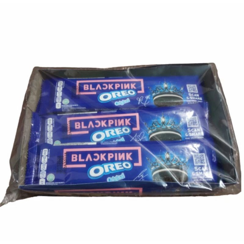 Oreo Blackpink Limited Edition 1 Box (12 pcs) 36,8 Gram Vanilla