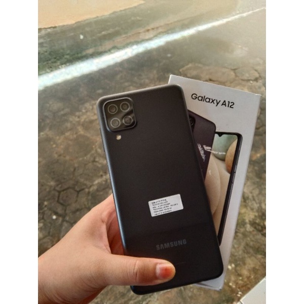 SAMSUNG A12   4/128  SECOND/BEKAS FULLSET