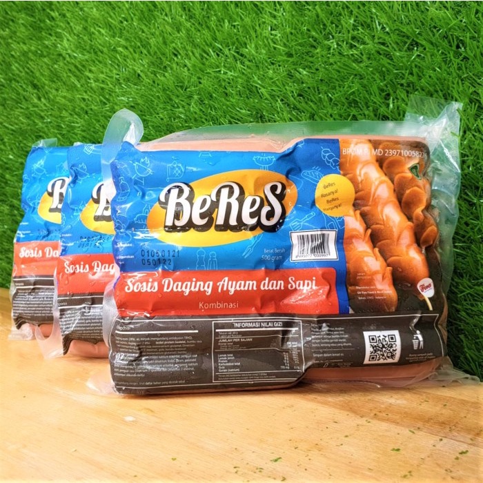 

Sosis Beres Sausage isi 25 / Sosis FIVA 500gr/ Lezat Bergizi / Halal