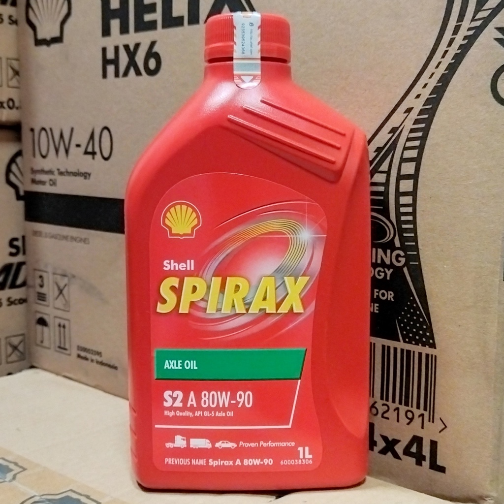 OLI GARDAN / AXLE OIL SHELL SPIRAX S2 A 80W-90  1 LITER