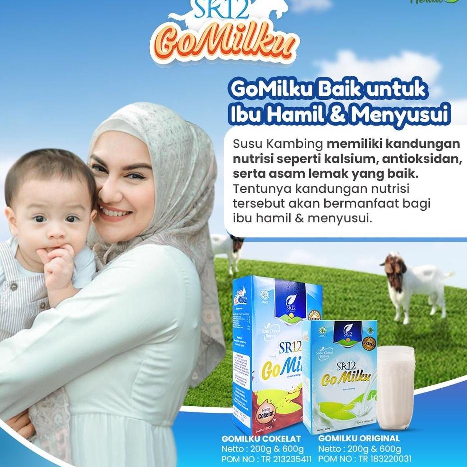 

SUSU KAMBING ETAWA PREMIUM GOMILKU SR12 /HALAL/BEBAS GULA