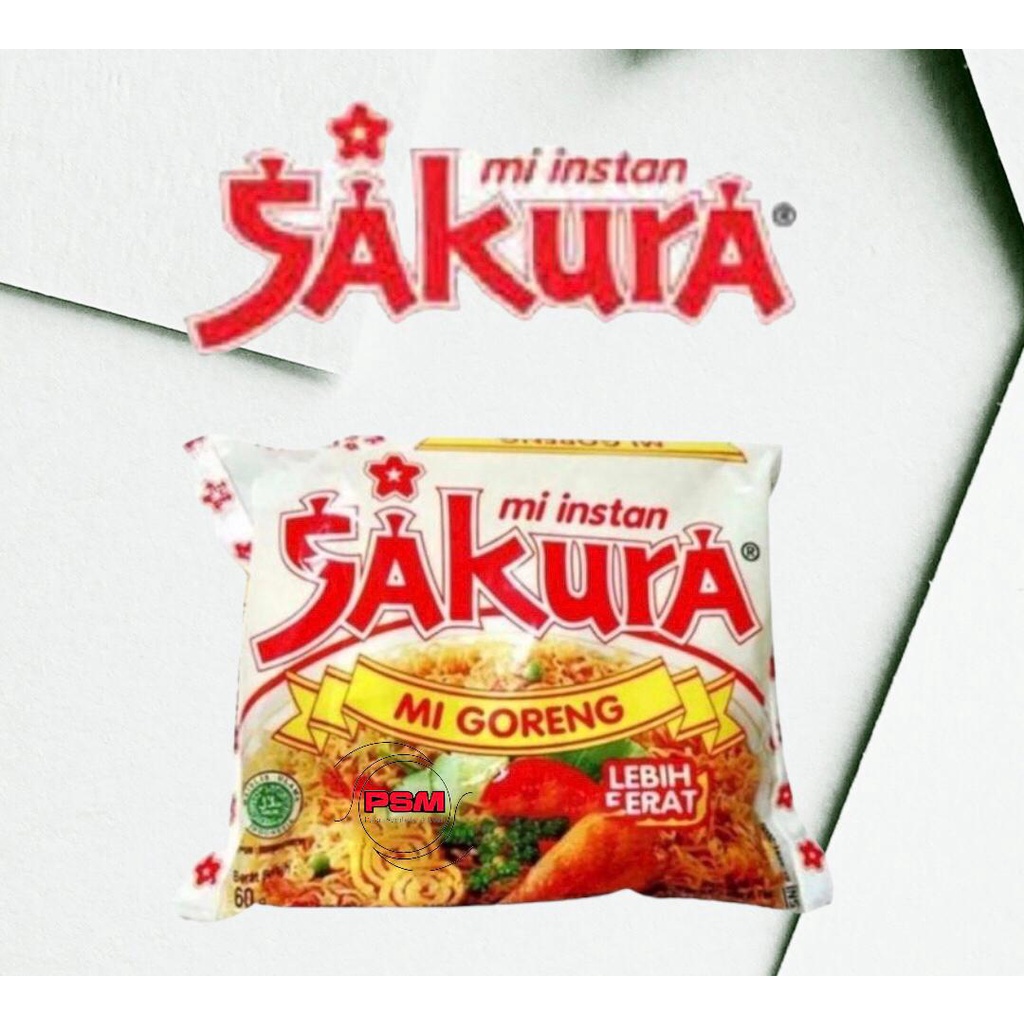 

PSM ~ MI SAKURA GORENG Netto 60gr - Mie Instan