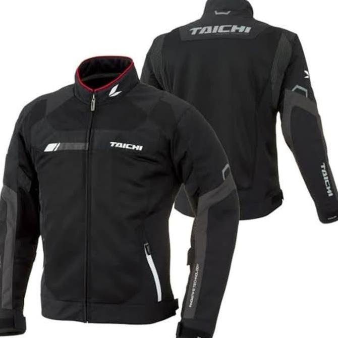 TAICHI RSJ320 CROSSOVER MESH JACKET BLACK WHITE | JAKET MOTOR BIKER OR
