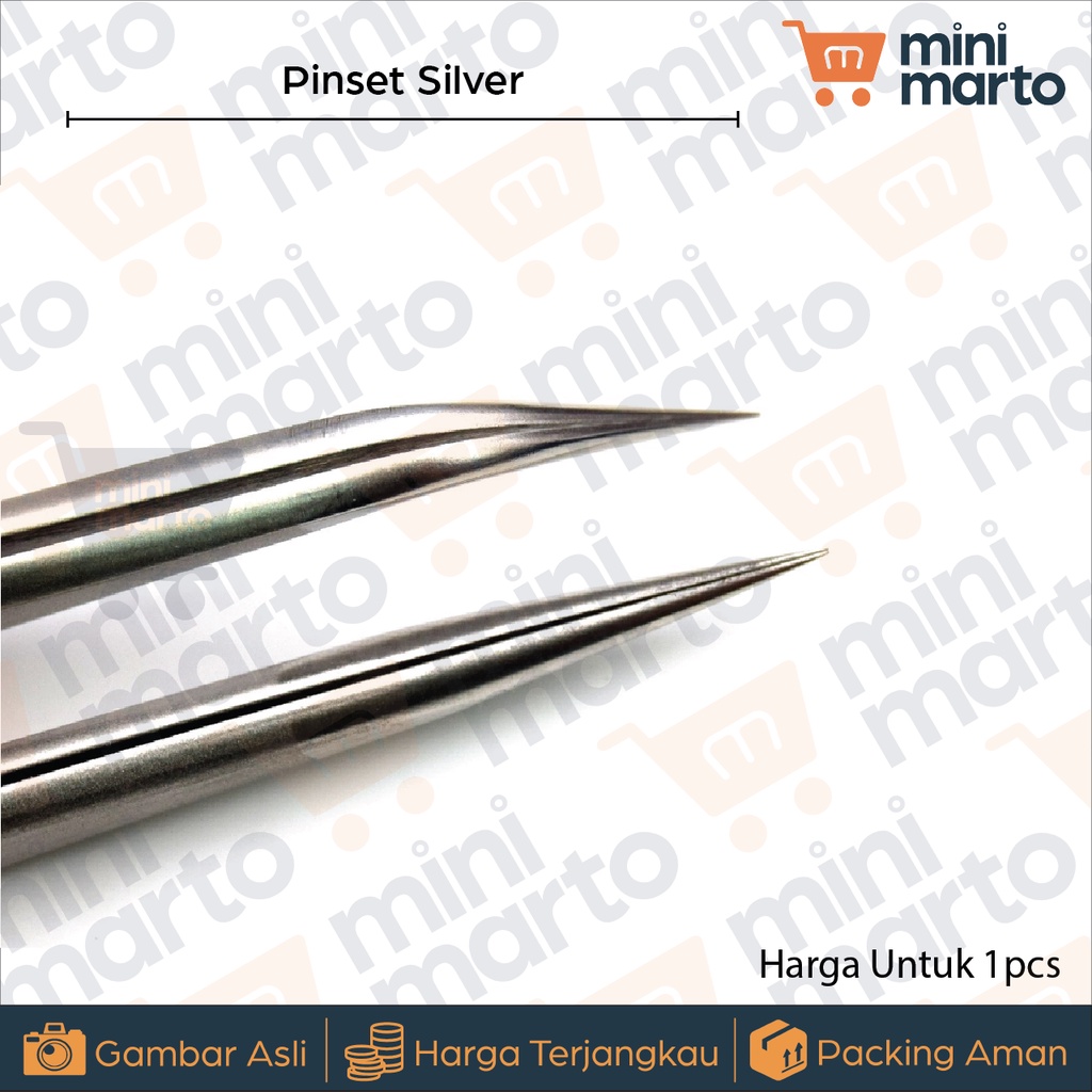 Pinset Bulu Mata Palsu Polos No Brand Tajam Bengkok atau Lurus - Minimarto
