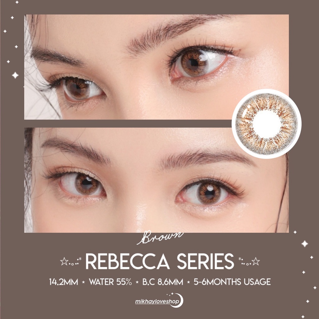 MIKHAYLOVESHOP Softlens Rebecca Brown | Kittykawaii