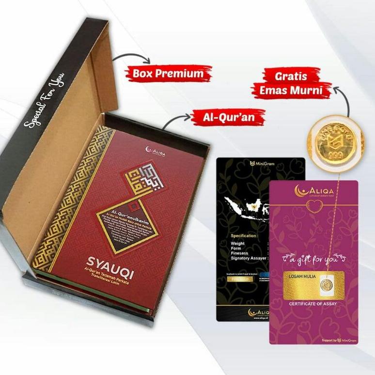 BISA COD Al Quran Syauqi Aliqa Ukuran Jumbo A4