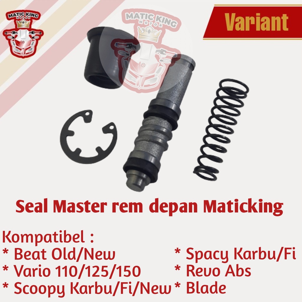 Seal Master rem kit depan Vario 125 150 ESP Genio LED New Fukukawa