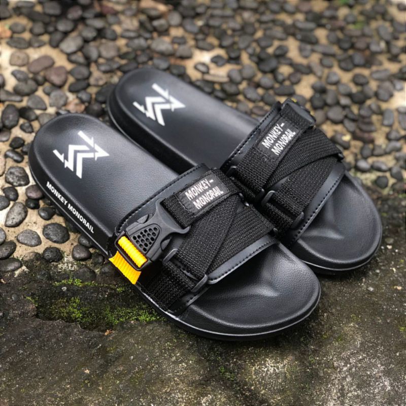 Sendal Pria Casual Sandal Slip On Pria Monkey monorail Original