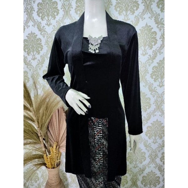 Kebaya Tunik Bludru Kutubaru/COD