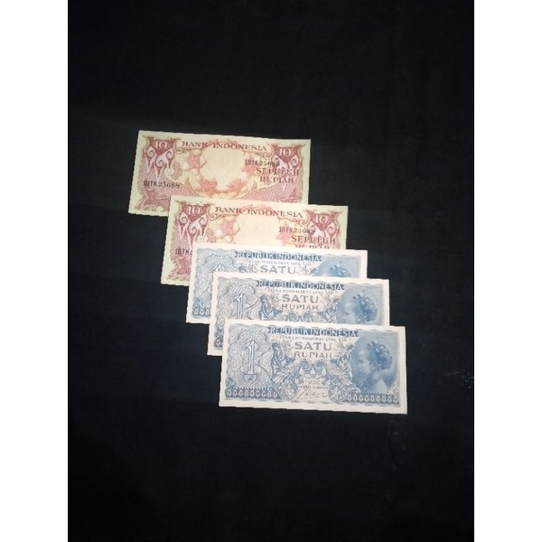 uang kuno indonesia set mahar nikah 23 rupiah asli.S1